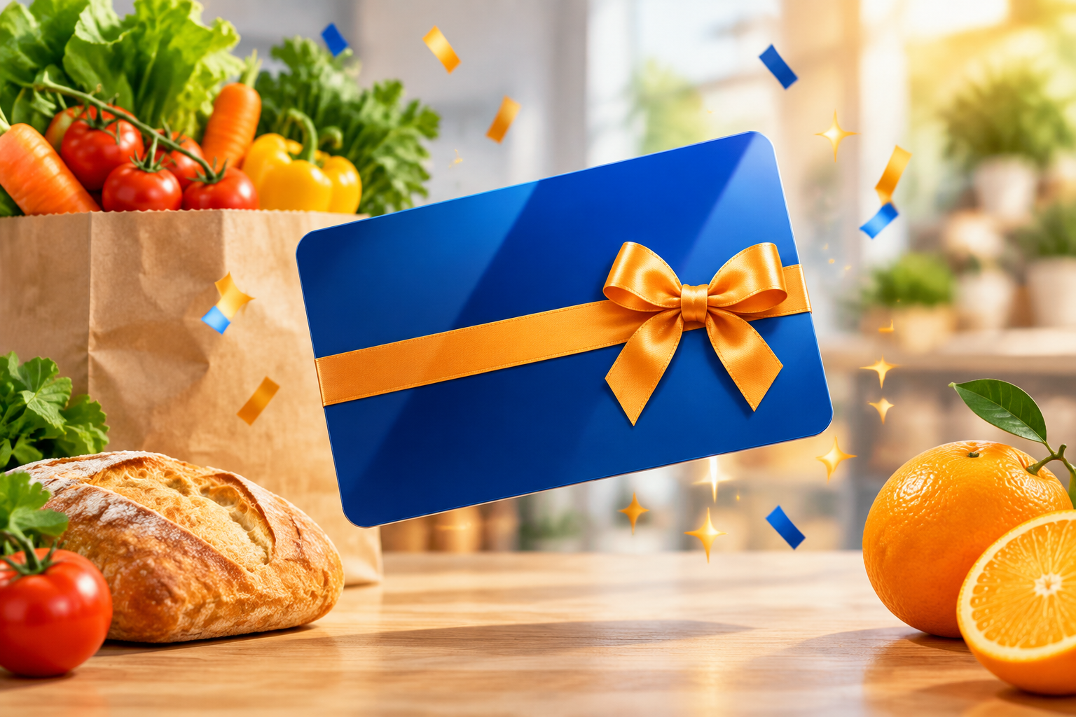 $300 gift card with fresh groceries